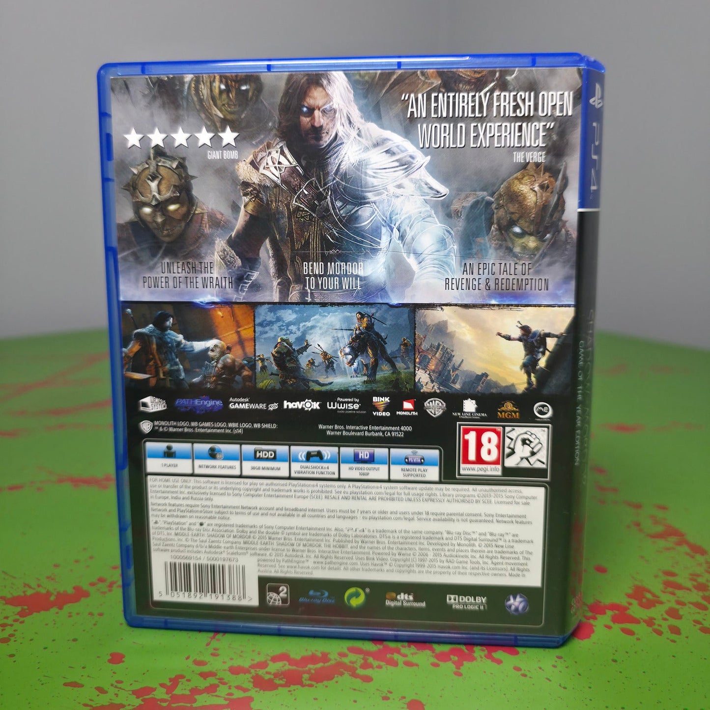 Shadow of Mordor PS4 SH