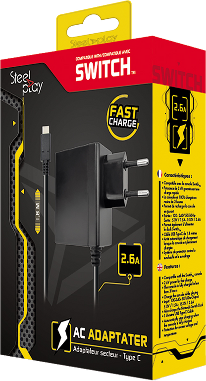 Încarcator SteelPlay pentru Nintendo Switch/Switch OLED/Switch Lite