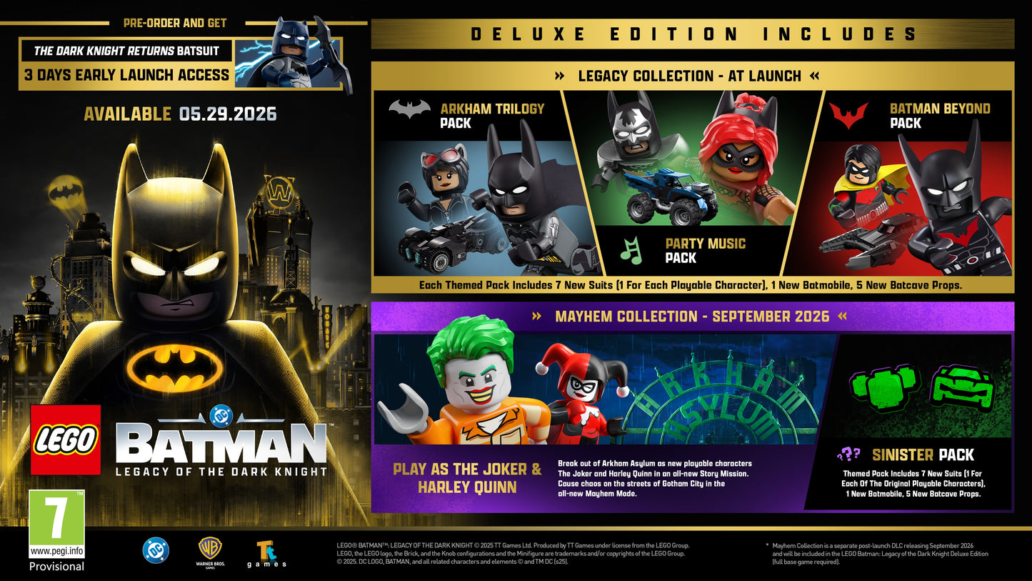 Lego Batman Legacy of The Dark Knight Deluxe Edition Xbox Series X
