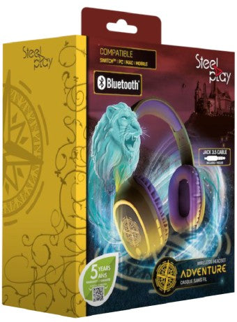 Căști gaming wireless Adventure pentru Nintendo Switch, PC și dispozitive mobile