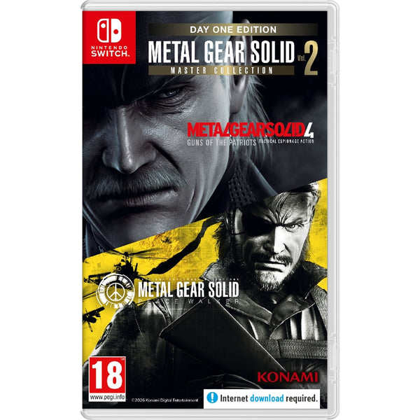 Metal Gear Solid Master Collection Vol 2 Day One Editon Nintendo Switch