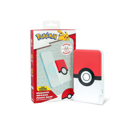 OTL - POKÉBALL MAGNETIC WIRELESS POWER BANK
