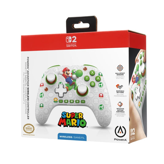 Controller wireless PowerA - Advantage Wireless, Mario & Yoshi pentru NS2